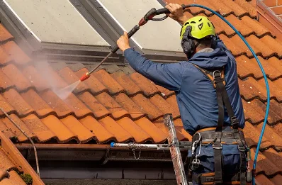 Démoussage et hydrofuge de toiture à Samatan